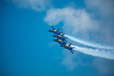 Abd. Florida. Miami Sahili. Mayıs 2019: Usaf A-10 Yıldırım Ii. Gösteri Uçuşu