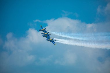 Abd. Florida. Miami Sahili. Mayıs 2019: Usaf A-10 Yıldırım Ii. Gösteri Uçuşu