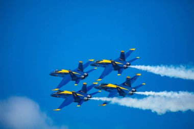 Abd. Florida. Miami Sahili. Mayıs 2019: Usaf A-10 Yıldırım Ii. Gösteri Uçuşu