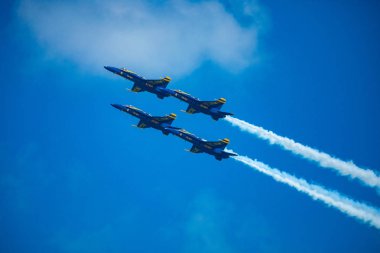 Abd. Florida. Miami Sahili. Mayıs 2019: Usaf A-10 Yıldırım Ii. Gösteri Uçuşu