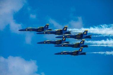 Abd. Florida. Miami Sahili. Mayıs 2019: Usaf A-10 Yıldırım Ii. Gösteri Uçuşu
