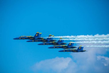 Abd. Florida. Miami Sahili. Mayıs 2019: Usaf A-10 Yıldırım Ii. Gösteri Uçuşu