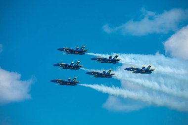 Abd. Florida. Miami Sahili. Mayıs 2019: Usaf A-10 Yıldırım Ii. Gösteri Uçuşu