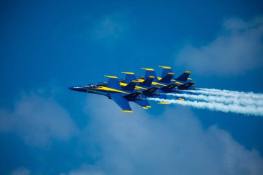 Abd. Florida. Miami Sahili. Mayıs 2019: Usaf A-10 Yıldırım Ii. Gösteri Uçuşu