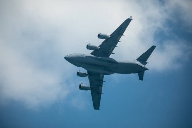 Abd. Florida. Miami Sahili. Mayıs 2019: Usaf A-10 Yıldırım Ii. Gösteri Uçuşu