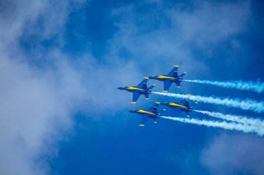 Abd. Florida. Miami Sahili. Mayıs 2019: Usaf A-10 Yıldırım Ii. Gösteri Uçuşu