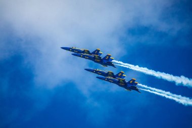 Abd. Florida. Miami Sahili. Mayıs 2019: Usaf A-10 Yıldırım Ii. Gösteri Uçuşu