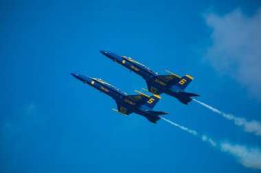 Abd. Florida. Miami Sahili. Mayıs 2019: Usaf A-10 Yıldırım Ii. Gösteri Uçuşu