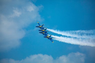 Abd. Florida. Miami Sahili. Mayıs 2019: Usaf A-10 Yıldırım Ii. Gösteri Uçuşu