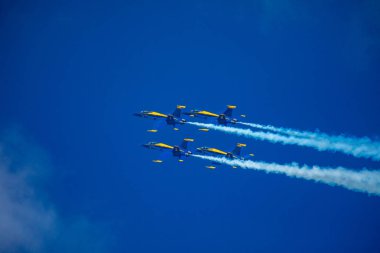 Abd. Florida. Miami Sahili. Mayıs 2019: Usaf A-10 Yıldırım Ii. Gösteri Uçuşu