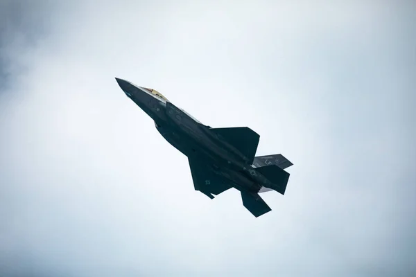 Usa Florida Miami Beach May 2019 Lightning Demonstration Flight — Stock Photo, Image