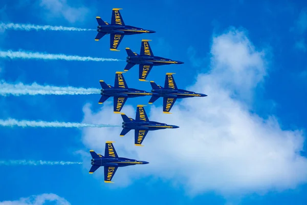 Estados Unidos Florida Miami Beach Mayo 2019 Usaf Thunderbolt Vuelo —  Fotos de Stock