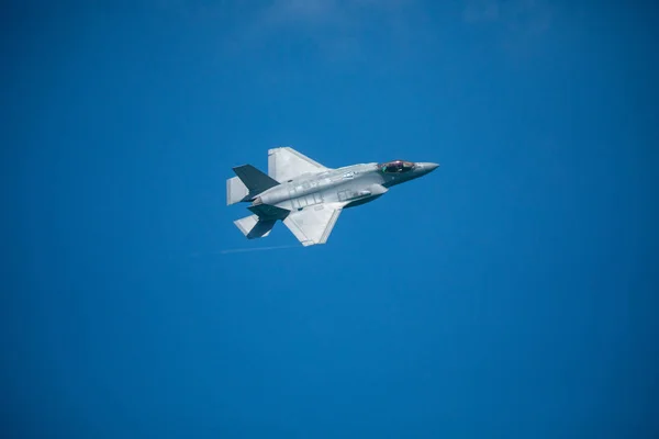 Usa Florida Miami Beach May 2019 Lightning Demonstration Flight — Stock Photo, Image