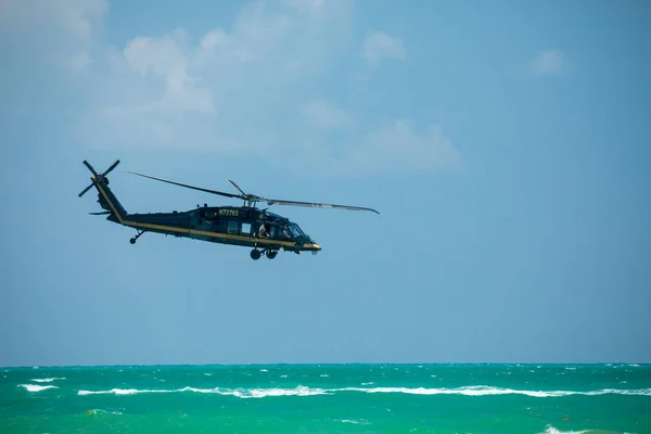 Usa Florida Miami Beach May 2019 Usaf Hh60 Helicopters Demonstration — Stock Photo, Image