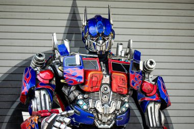 Transformer Optimus Prime. Universal Studios. Orlando. Florida. USA  clipart