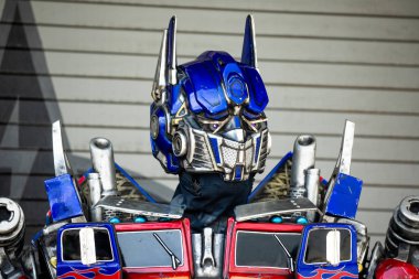 Transformatör Optimus Prime. Universal Stüdyoları. Orlando. Florida. Abd 