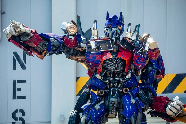 Transformator Optimus Prime Universal Studios Orlando Florida Usa Stockafbeelding