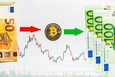 karlı yatırım sanal para bitcoin. Yeşil kırmızı ok ve kağıt forex grafik Endeksi derecelendirmesini üzerinde gümüş Bitcoin Döviz piyasası zemin üzerine gidin. Cryptocurrency beğenisine kavramı.