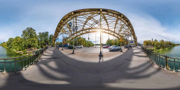 Wroclaw Polonya Ekim 2018 Tam Küresel 360 Derece Görünümü Panorama — Stok fotoğraf