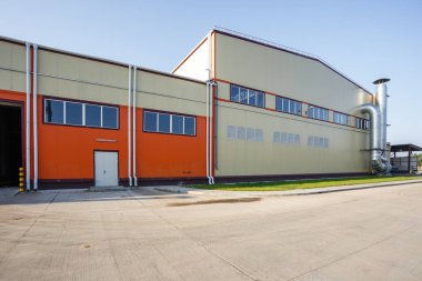 Modern atık geri dönüşüm işleme tesisi. Ayrı çöp toplama. Geri dönüşüm ve atık daha fazla bertarafı için depolama. 