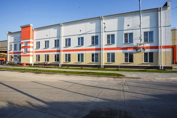 Modern Waste Recycling Processing Plant Separate Garbage Collection Recycling Storage — Stock Photo, Image