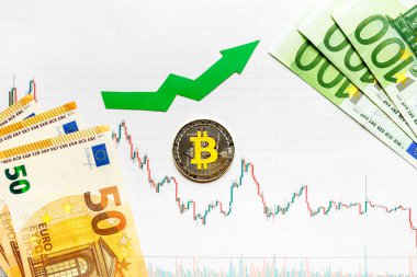 sanal para bitcoin beğenisine. Yeşil ok ve kağıt forex grafik Endeksi derecelendirmesini üzerinde gümüş Bitcoin Döviz piyasası zemin üzerine gidin. Cryptocurrency beğenisine kavramı.