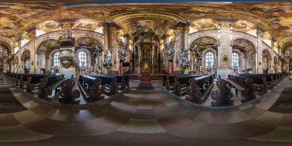 Wroclaw Polonia Septiembre 2018 Panorama Esférico Completo Sin Costuras 360 — Foto de Stock