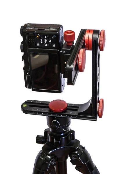 Panoramic Head Tripod Making Virtual Tours Full Seamless 360 Degrees — Stock Photo, Image