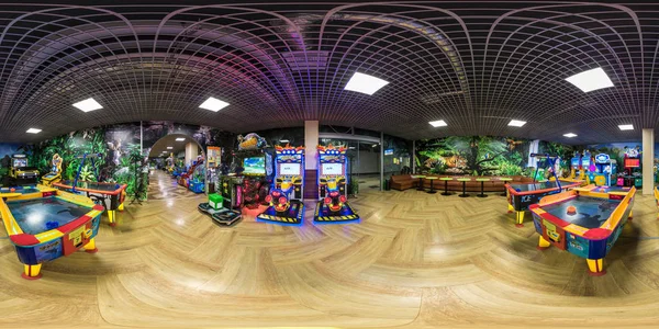 Minsk Belarus Setembro 2016 Panorama Interior Centro Entretenimento Infantil Moderno — Fotografia de Stock