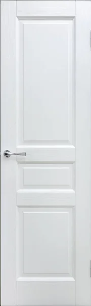Drzwi Drewniane Kolorze Jasny Styl Łazienki Lub Toalety Nowoczesny Loft — Zdjęcie stockowe