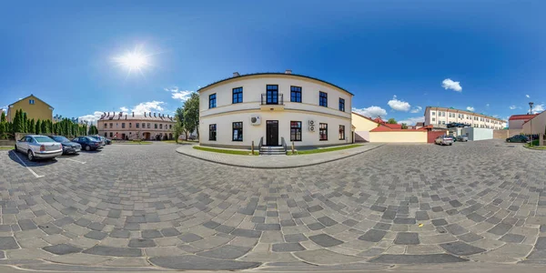 Χρόντνα Λευκορωσία Αυγούστου 2017 360 Πανοραμική Θέα Στην Παλιά Πόλη — Φωτογραφία Αρχείου