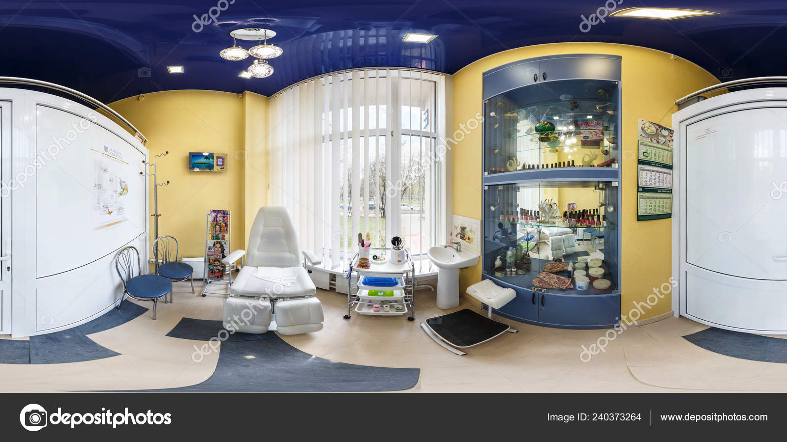 Grodno Belarus April 2017 360 Panorama Interior Manicure