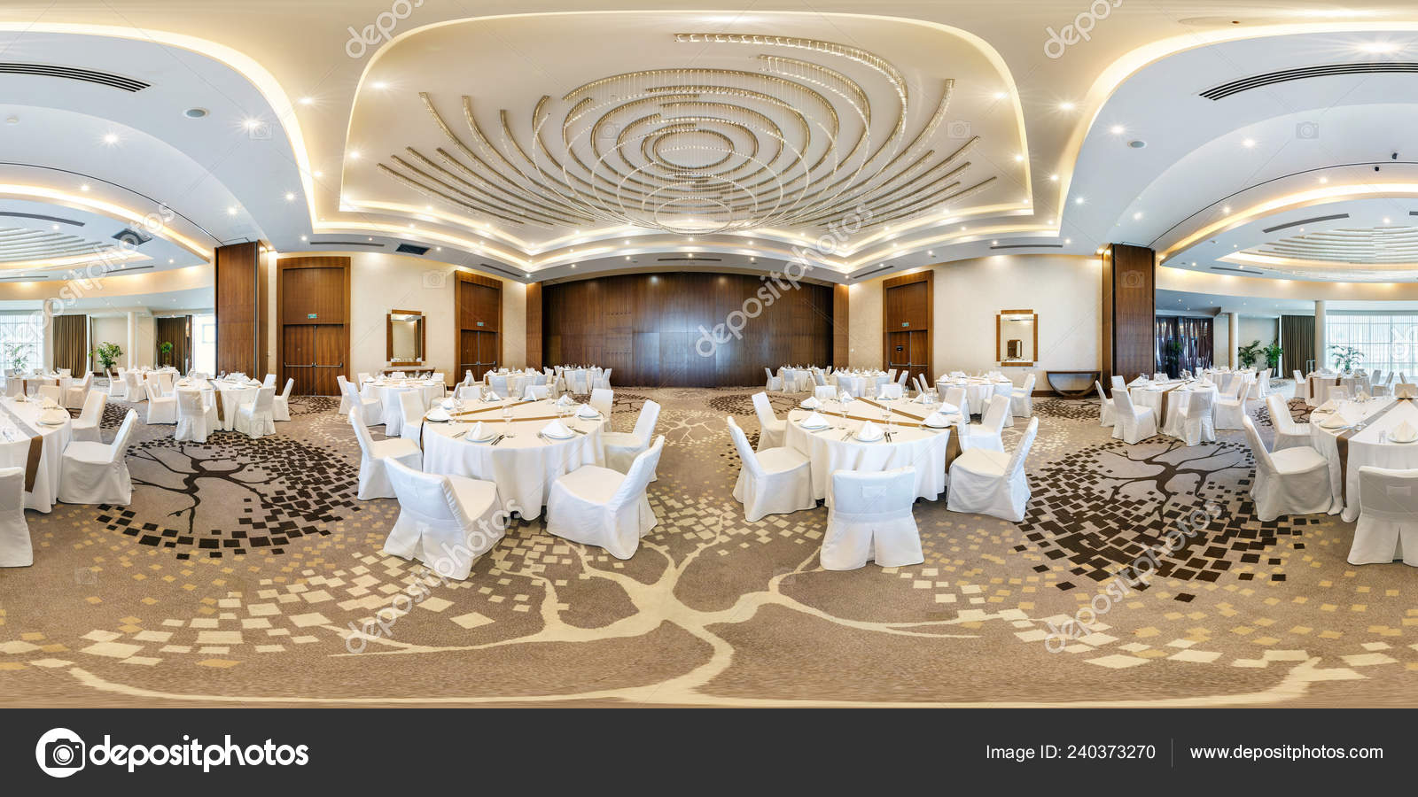 Minsk Belarus August 2017 360 Panorama Interior Large