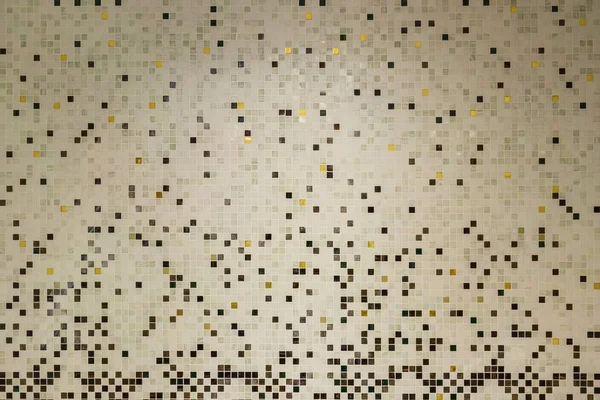 Texture Small Ceramic Tiles Chaotic Manner Background Elite Interior Bathroom — Stock Photo, Image
