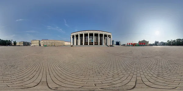 Minsk Belarus Agosto 2016 Vista Panorámica 360 Ángulos Palacio Central —  Fotos de Stock