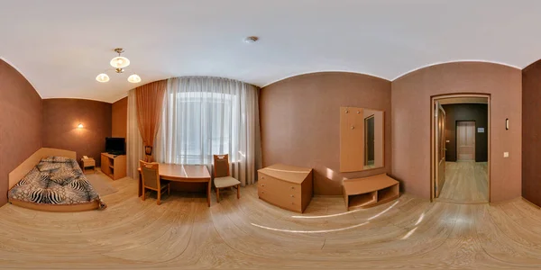 Lida Belarus March 2012 Panorama 360 Angle View Small Guest — Stock Photo, Image