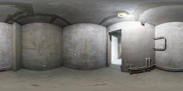 พาโนรามาแบบไร รอยต อแบบเต ปแบบ มมอง 360 องศาผน งคอนกร ตเช เทาในห — ภาพถ่ายสต็อก
