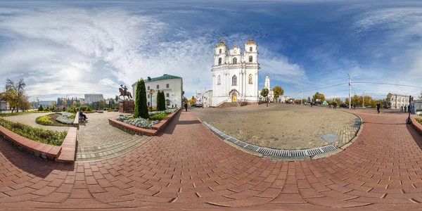 Vitebsk Belarus October 2018 Full Seamless Spherical Panorama 360 Degrees — Stock Photo, Image