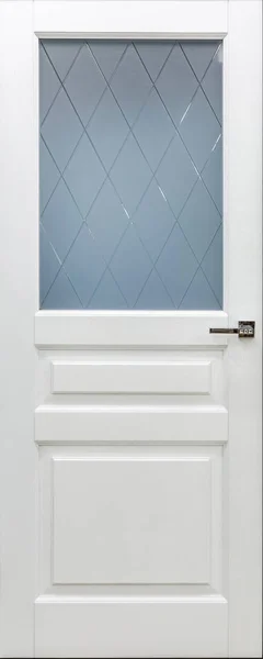 フラット モダンなロフトのインテリアとコンドミニアム アパート メンツの白いスタイル色の木製のドア — ストック写真