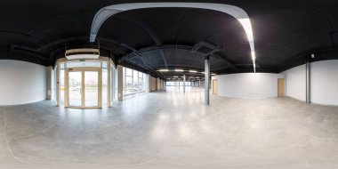 Boş oda onarım olmadan. tam sorunsuz küresel HDRI panorama