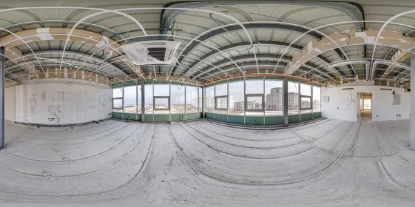 Empty room without repair. full seamless spherical hdri panorama — Stock Photo, Image