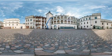 tarafından tam sorunsuz küresel panorama 360 180 açı görünümü yakınlarındaki Kraliyet Sarayı equirectangular projeksiyon Litvanya Büyük Dükalığı Ar Vr sanal gerçeklik içeriği hazır