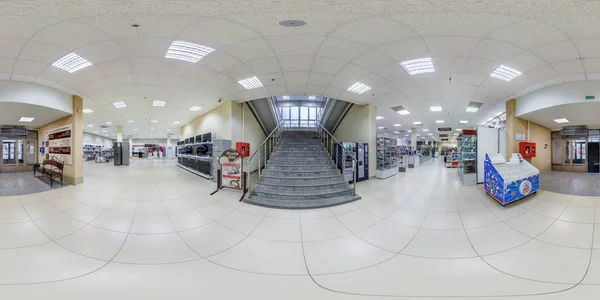 Mińsk, Białoruś - maja 2018: Pełna bezszwowe panorama sferyczna 360 — Zdjęcie stockowe