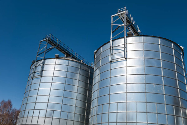 agro-processing plant for processing and silos for drying cleaning and storage of agricultural products, flour, cereals and grain