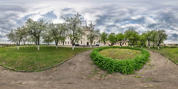Volledig naadloos sferisch Panorama 360 graden hoek weergave in bloei — Stockfoto