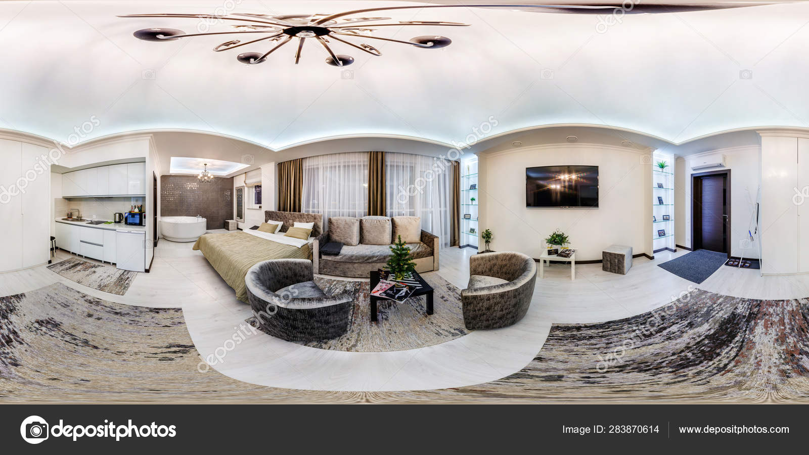 Minsk Belarus May 2018 Spherical Seamless Hdri Panorama