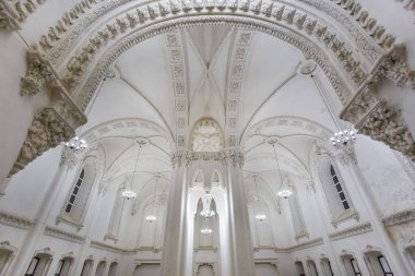 Grodno, Belarus-Temmuz 2019: büyük bir koro Yahudi Sinagogu iç eklektik unsurlar