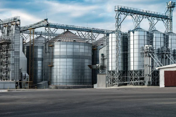 Impianto di agrotrasformazione e produzione per la lavorazione e l'insilamento — Foto Stock