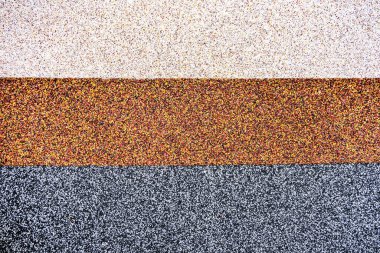 Küçük taş ya da kum duvar arkaplanının dokusu yüzeyi kapat