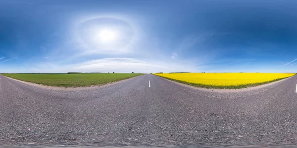 Panorama Sphérique Complet Sans Soudure Vue Angle 360 Degrés Sur — Photo